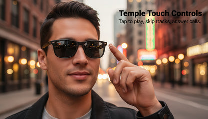 Audio Smart Sunglasses with Clear Lens