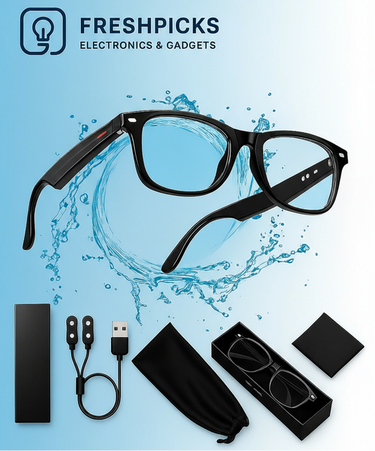 Audio Smart Sunglasses with Clear Lens